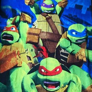 Teenage Mutant Ninja Turtle fleece throw blanket
